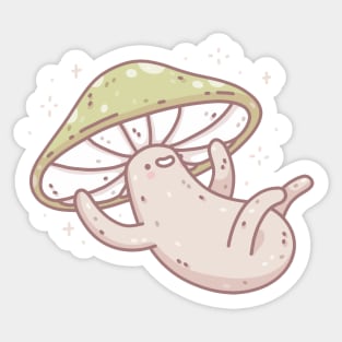 sparkly mushroom Sticker